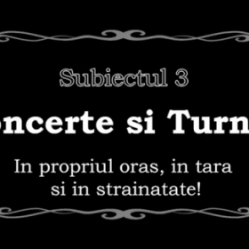 Titus le spune pe bune - organizarea concertelor