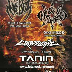 Concert Womb of Maggots pe 11 decembrie la Bucuresti