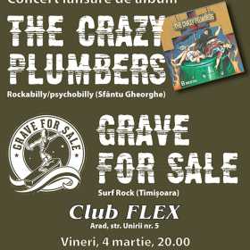 Trupa The Crazy Plumbers lanseaza albumul 8 Beers la Arad