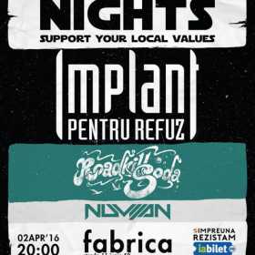 Implant Pentru Refuz, RoadkillSoda si Nuvijan la Dark Side Nights in Club Fabrica