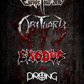 Concert Obituary, Exodus si Prong la Arenele Romane