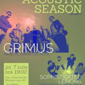 Grimus si Sophisticated Lemons in concert in gradina Casei Universitarilor Bucuresti