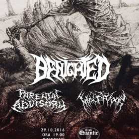 Trupele Benighted, Parental Advisory si Malpraxis concerteaza la Bucuresti