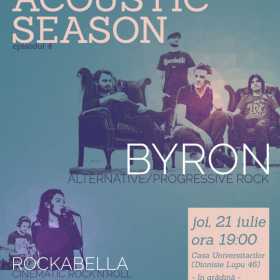 Concert byron si Rockabella la Backyard Acoustic Weekend