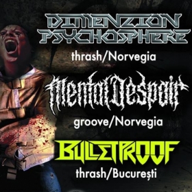 DIMENZION PSYCHOSPHERE, Mental Despair, Bulletproof (Metal Under Moonlight LX, 08.09.2016)