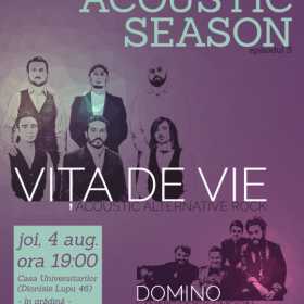 Vita de Vie si Domino concerteaza in gradina Casei Universitarilor Bucuresti