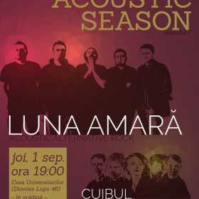 Concert acustic Luna Amara si Cuibul in Gradina Casei Universitarilor din Bucuresti