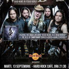 Concert Warrel Dane (Nevermore, Sanctuary) la Hard Rock Cafe