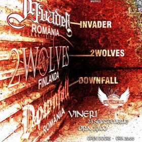 Concert de metale grele la Ramnicu Valcea in seara asta: Invader, Downfall si 2 Wolves (Finlanda)