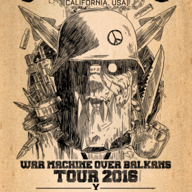 Trupa RoadkillSoda se alatura turneului european House of Broken Promises - War Machine Over Balkans Tour 2016