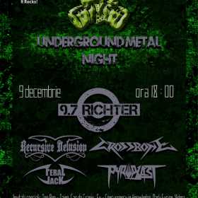 Underground Metal Night in club Jazz Pong