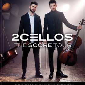 2CELLOS revin la Sala Palatului din Bucuresti in luna decembrie 2017