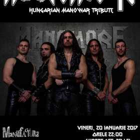 Concert tribut Manowar in Club Manufactura din Timisoara