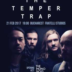 Trupa The Mono Jacks canta in deschiderea concertului The Temper Trap de la Bucuresti