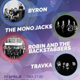 Doar o zi pana cand byron, The Mono Jacks, Robin and the Backstabbers si Travka vor concerta pe aceeasi scena la Bucuresti: Elements Reunited.