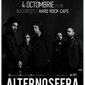 Concert Alternosfera la Hard Rock Cafe pe 4 octombrie