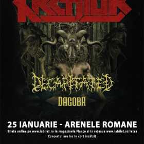 Concert Kreator, Decapitated si Dagoba la Bucuresti