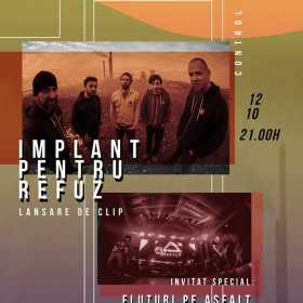 Implant pentru Refuz si invitatii lor, Fluturi pe Asfalt, canta la BT Live