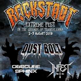 DUST BOLT, OBSCURE SPHINX si INFEST confirmate pentru Rockstadt Extreme Fest 2018