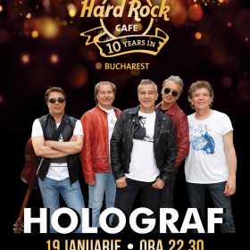 Hard Rock Cafe sarbatoreste 10 ani de la deschidere alaturi de Holograf