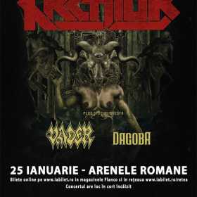 Program si reguli de acces la concertul Kreator, Vader si Dagoba de la Arenele Romane: