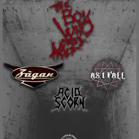 Concert The Boy Who Cried Wolf, Zagan, As I Fall, Acid Scorn in club Quantic