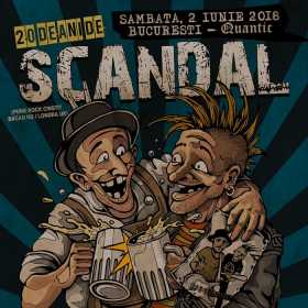 Concert aniversar Scandal în Club Quantic - invitați: Damage Case și Magazinu' 51