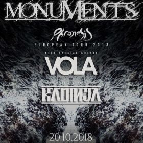 Concert Kadinja, Monuments și Vola în Club Fabrica, București