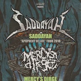 Weekend death metal cu Saddayah si Mercy's Dirge la Suceava si la Iasi