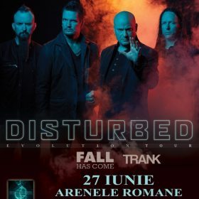 Concert Disturbed, Trank si Fall Has Come la Arenele Romane