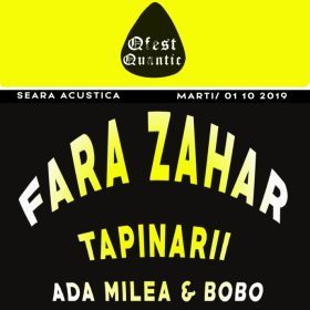 Fără Zahăr, Țapinarii, Ada Milea și Bobo Burlăcianu la Qfest 2019 ziua II în Club Quantic