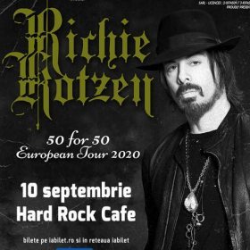 Concert Richie Kotzen: 50 for 50 la Hard Rock Cafe, Bucuresti