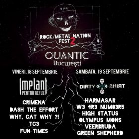 Rock / Metal Nation Fest #2 va avea loc in club Quantic