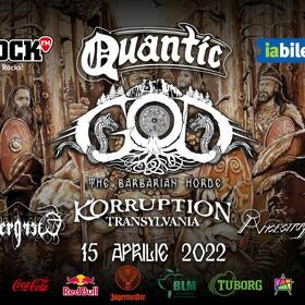 Concert God, Korruption Transylvania, EvergreeD și Ancestral în Club Quantic