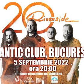 Concert Riverside - aniversare de 20 de ani, in club Quantic