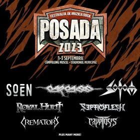 Posada Rock 2023: Soen, Cryptosis, Sodom, Carcass, Royal Hunt, Crematory și Septicflesh