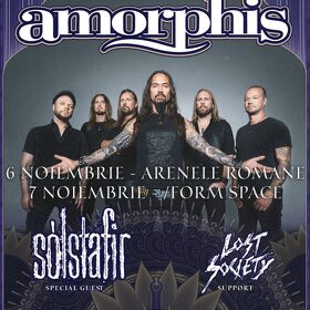 Concert Amorphis, Solstafir si Lost Society, la Bucuresti si Cluj-Napoca