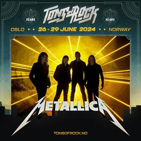 METALLICA confirmati la Tons Of Rock 2024