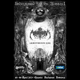 Akrotheism, Thagirion, Hell Militia si Pensées Nocturnes completeaza lineup-ul Underground For The Masses I