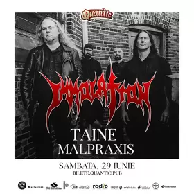 Trupa americană de Death Metal Immolation revine în România la club Quantic