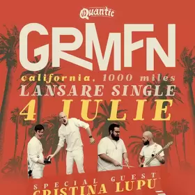 Formația Gramofone lansează noul single și videoclip California, 1000 Miles, in club Quantic