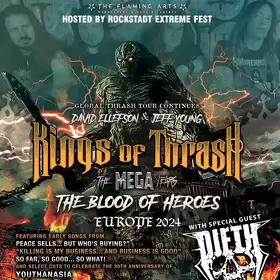 KINGS OF THRASH vor sustine 2 concerte in Romania, la Bucuresti si la Cluj-Napoca...