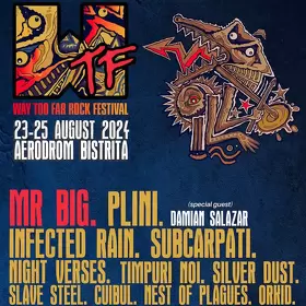 WTF Rock Festival 2024: Trei zile de muzică, pasiune și distracție la Aerodrom Bistrița. MR BIG, Plini, Infected Rain, Subcarpați și mulți alții cântă la Bistrița