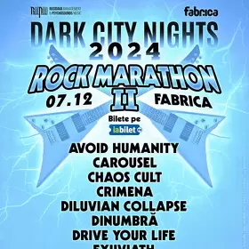 Dark City Nights 2024 - Rock Marathon II, in club Fabrica