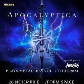 Apocalyptica Plays Metallica Vol. 2 Tour 2024 - program si reguli de acces la concertele din Romania