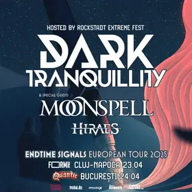 Concert Dark Tranquillity, Moonspell și Hiraes la Cluj-Napoca si la Bucuresti