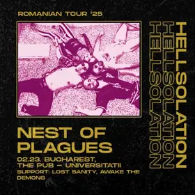 Concert Nest of Plagues, Lost Sanity si Awake The Demons in The Pub - Universitatii