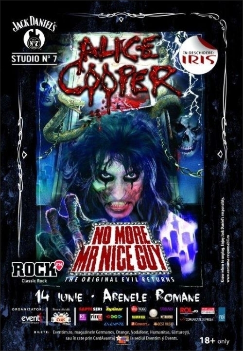 Cronica Alice Cooper la Arenele Romane, 14 iunie 2011