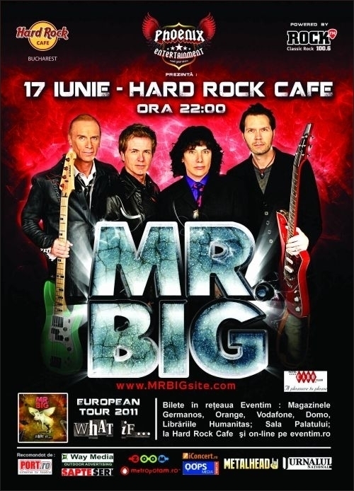 Cronica Mr. Big la Bucuresti, 17 iunie 2011