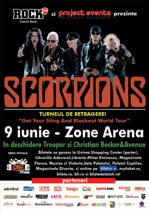 Cronica Scorpions la Bucuresti, 9 iunie 2011